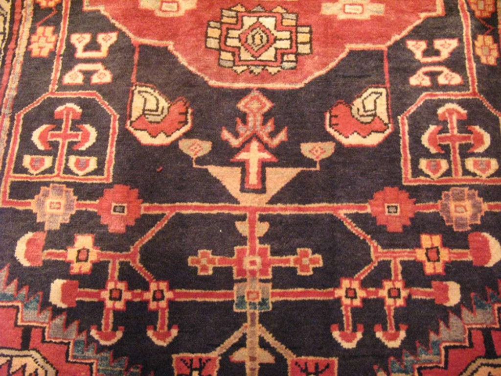 4' 3" x 9' 9" Vintage Meshkin Runner image 2