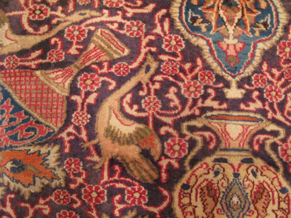 9' 7" x 12' 9" Persian Kashmar Rug image 9
