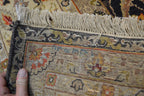 7' 7" x 9' 6" India Agra Rug image 8