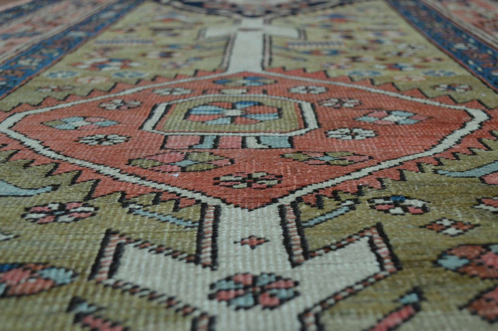 3' 3" x 12' 9" Persian Serapi Runner image 3