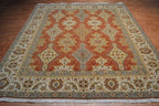 8' 1" x 9' 9" India Agra Rug image 7