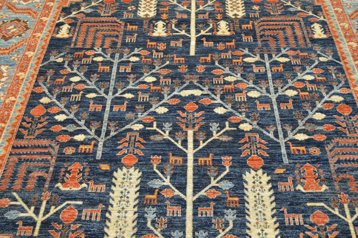 8' 2" x 10' 1" Pakistan Serapi Rug image 8