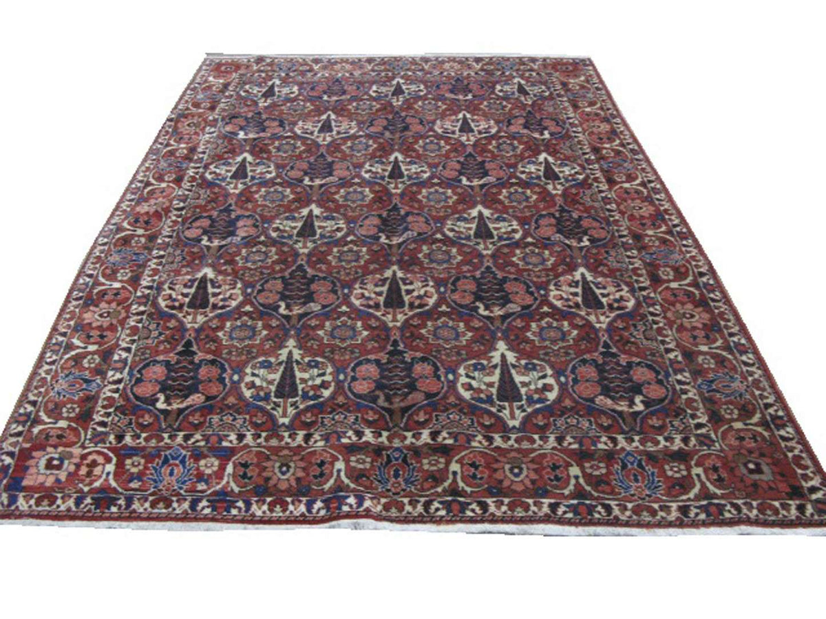 7' 0" x 10' 4" Persian Bakhtiari Rug image 0
