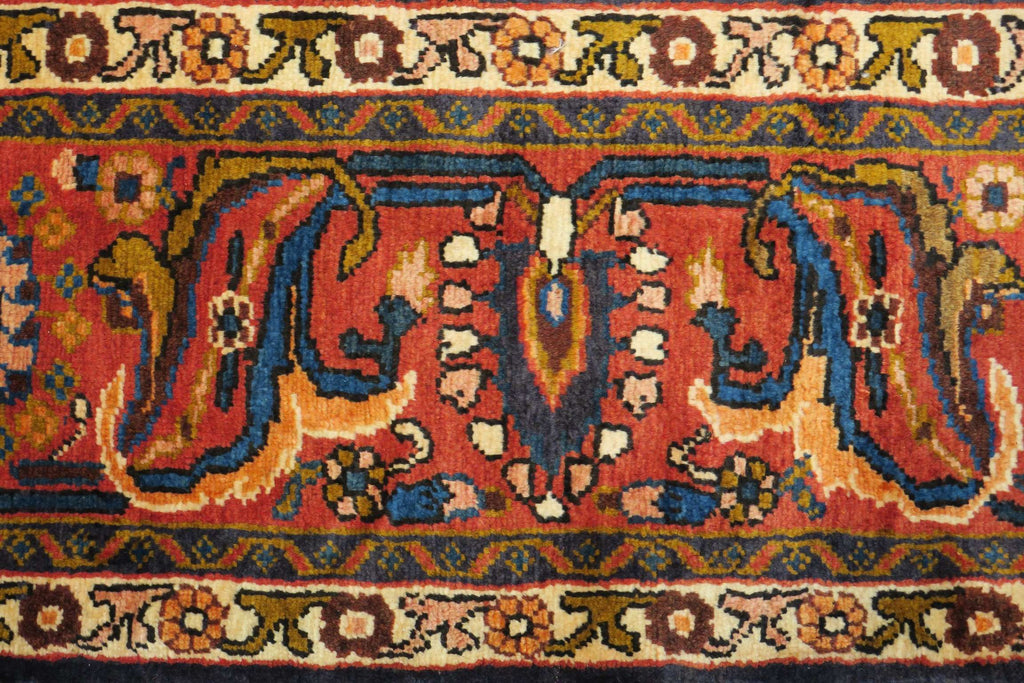 6' 6" x 10' 1" Persian Hamadan Rug image 8