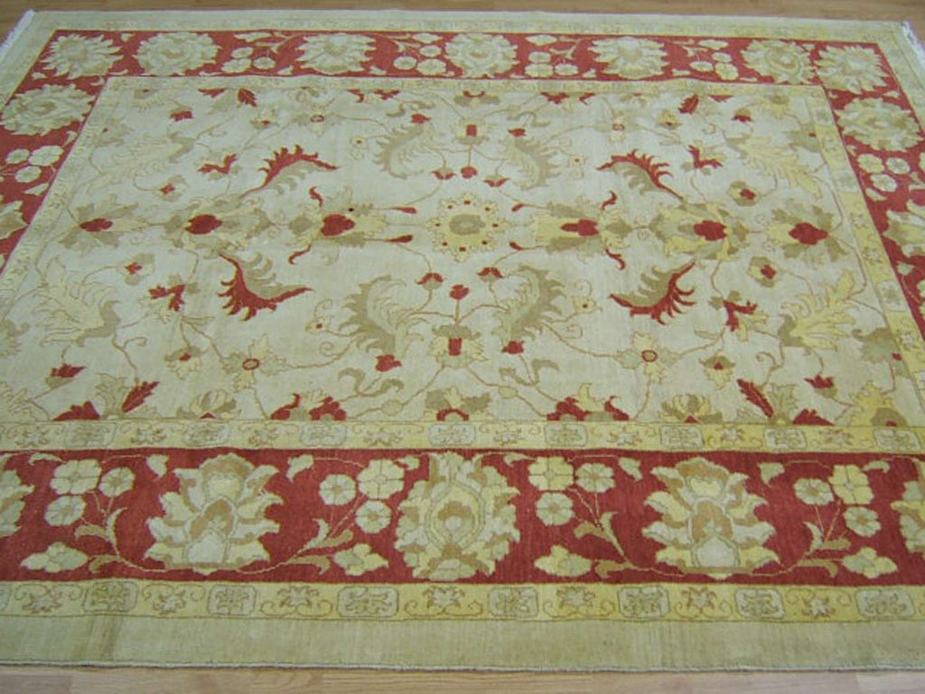 7' 0" x 9' 6" Persian Sultanabad Rug image 3