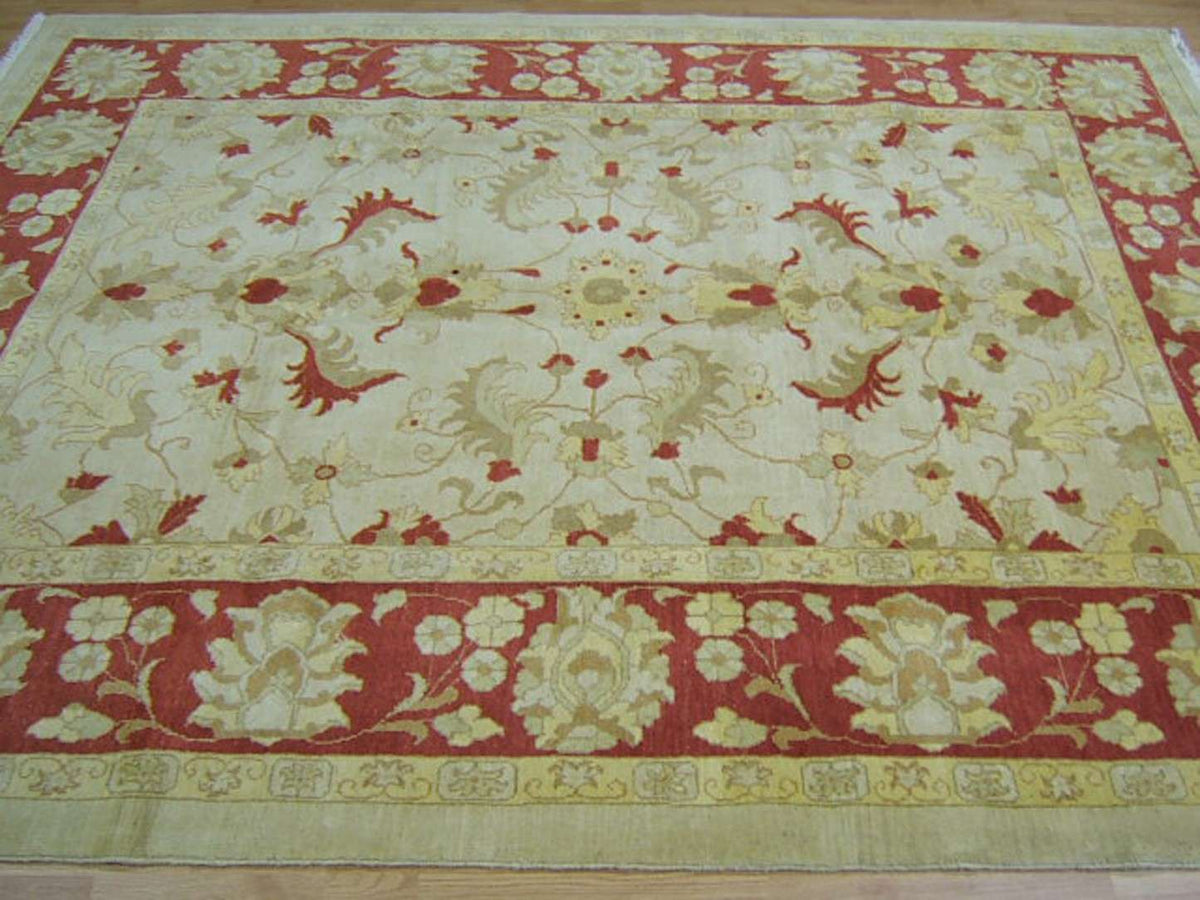 7' 0" x 9' 6" Persian Sultanabad Rug image 3
