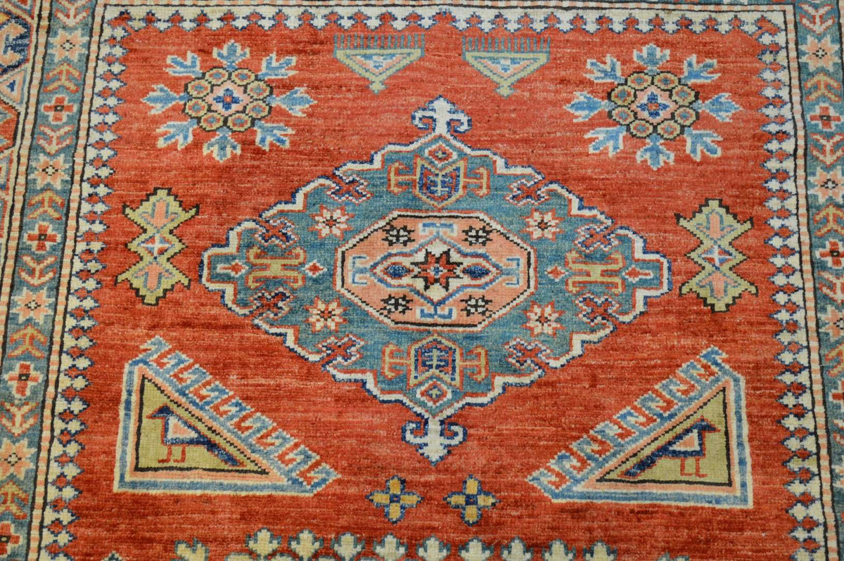 4' 3" x 7' 0" Pakistan Kazak Rug image 6
