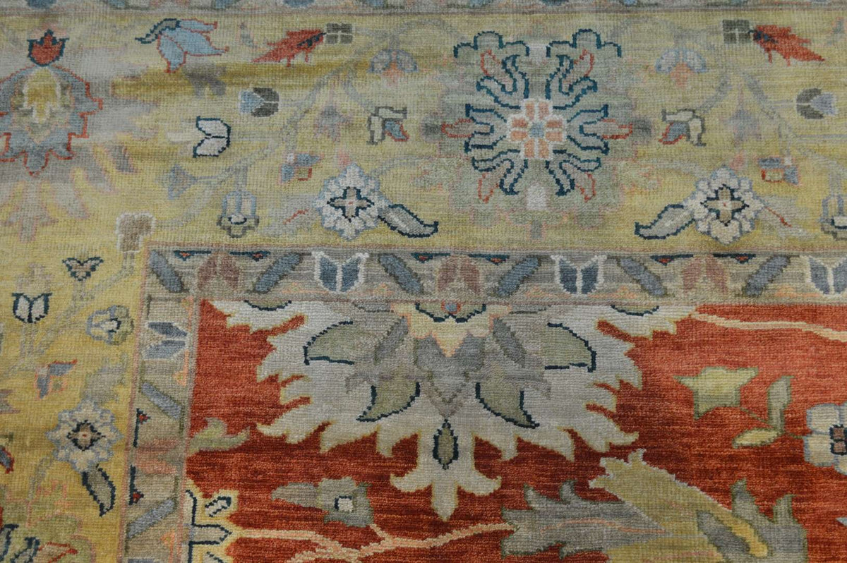 9' 0" x 11' 8" India Mahal Rug image 4