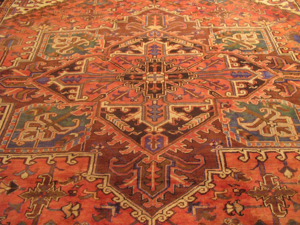 8' 3" x 10' 9" Persian Heriz Rug image 5