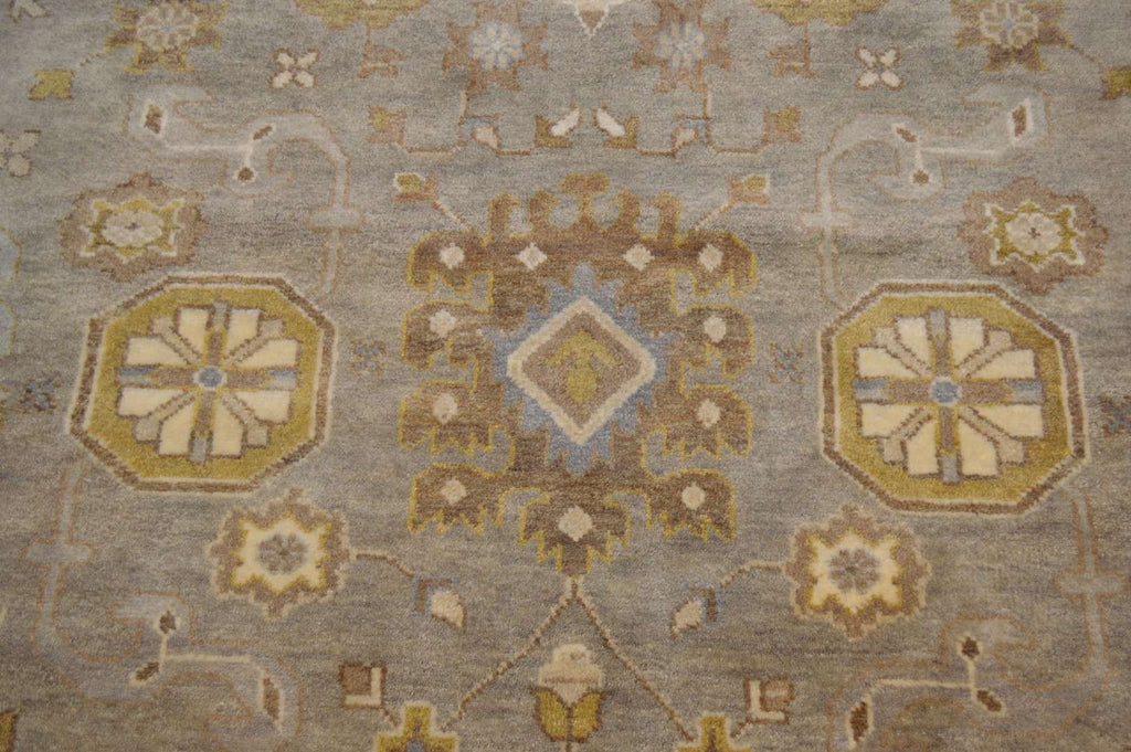 9' 2" x 12' 1" India Oushak Rug image 6