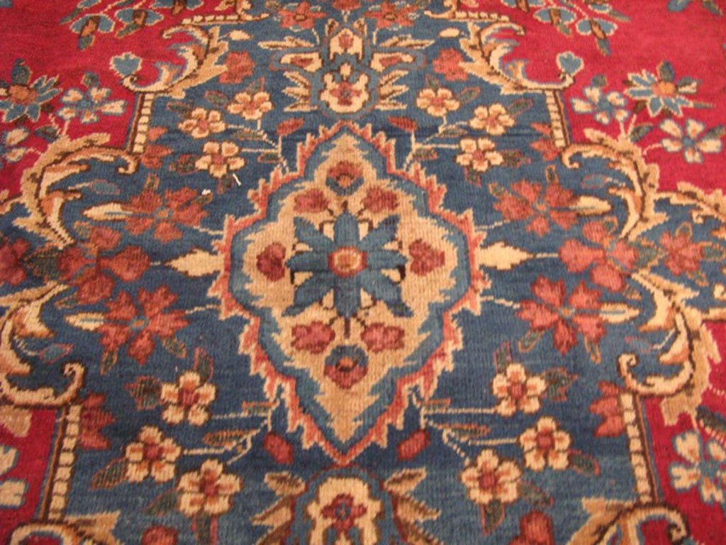 8' 8" x 11' 6" Persian Yaazd Rug image 6