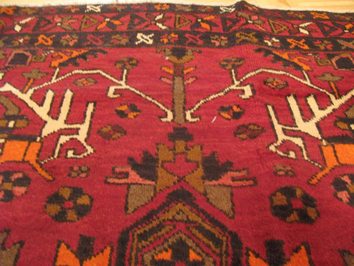 4' 6" x 14' 4" Persian Heriz Runner image 7