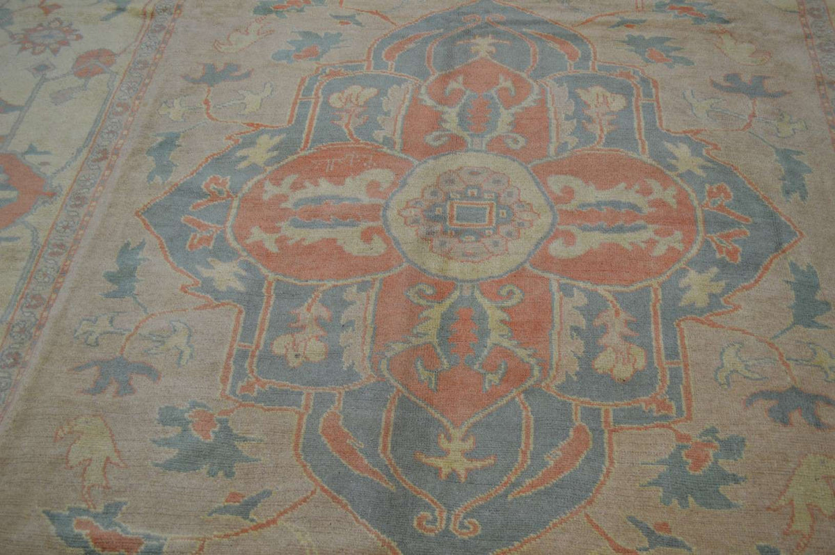 10' 4" x 14' 7" Turkish Oushak Rug image 1