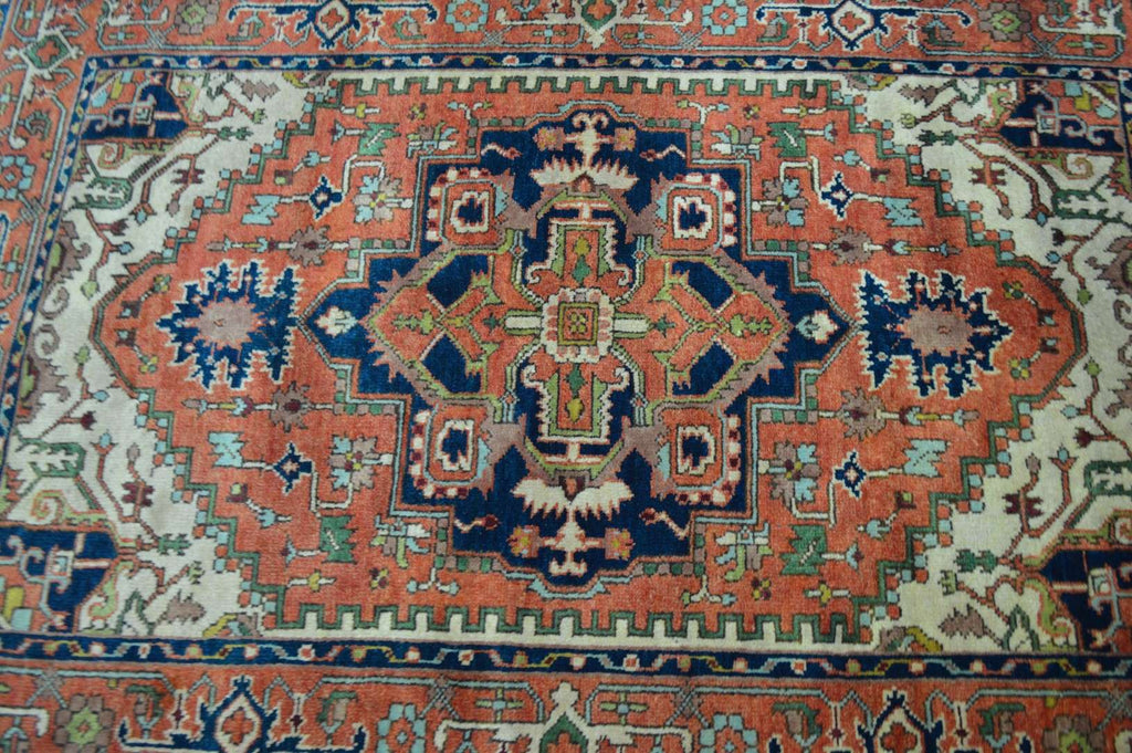 3' 8" x 6' 0" India Serapi Rug image 3