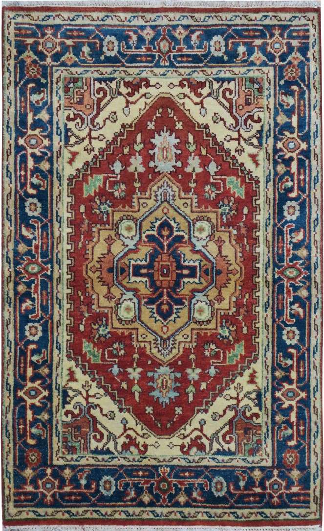 3' 0" x 4' 9" India Serapi Rug image 0