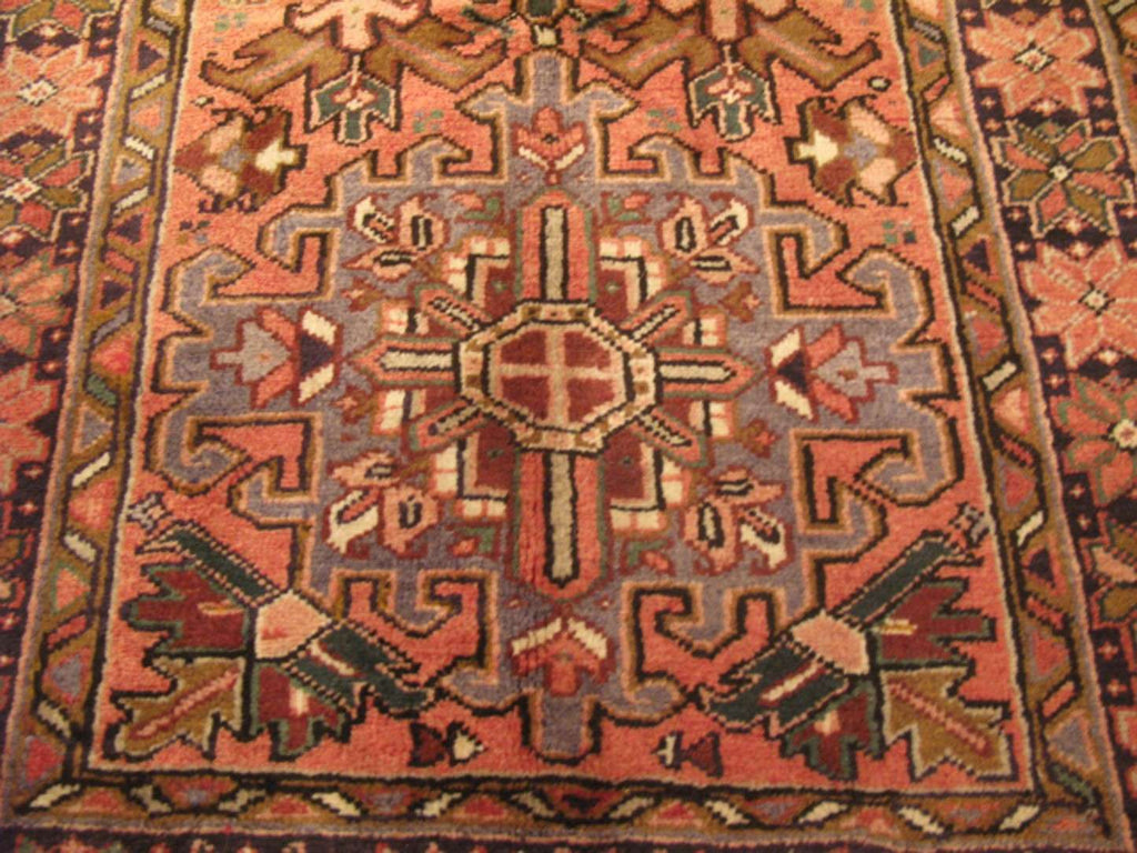 3' 6" x 10' 5" Persian Heriz Runner image 9