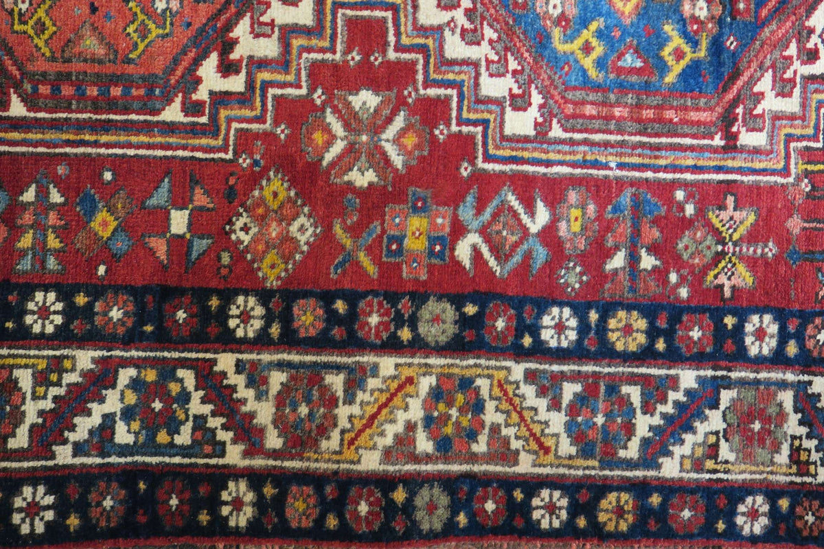 3' 4" x 11' 6" Persian Karaja Runner image 4