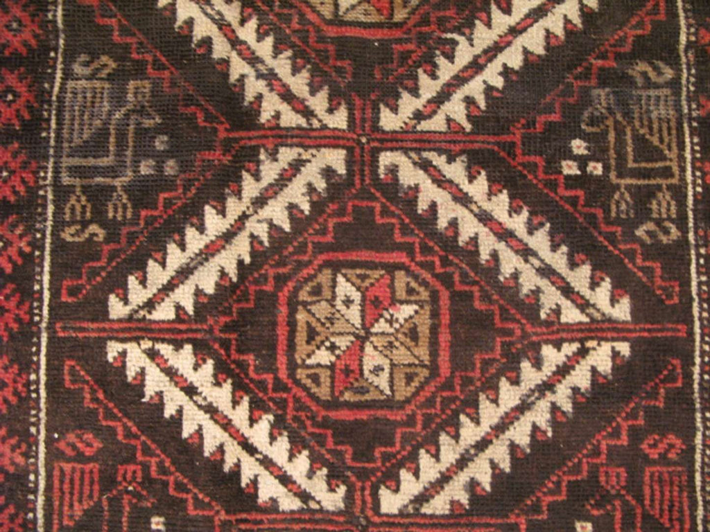 4' 4" x 6' 9" Persian Belouch Rug image 4