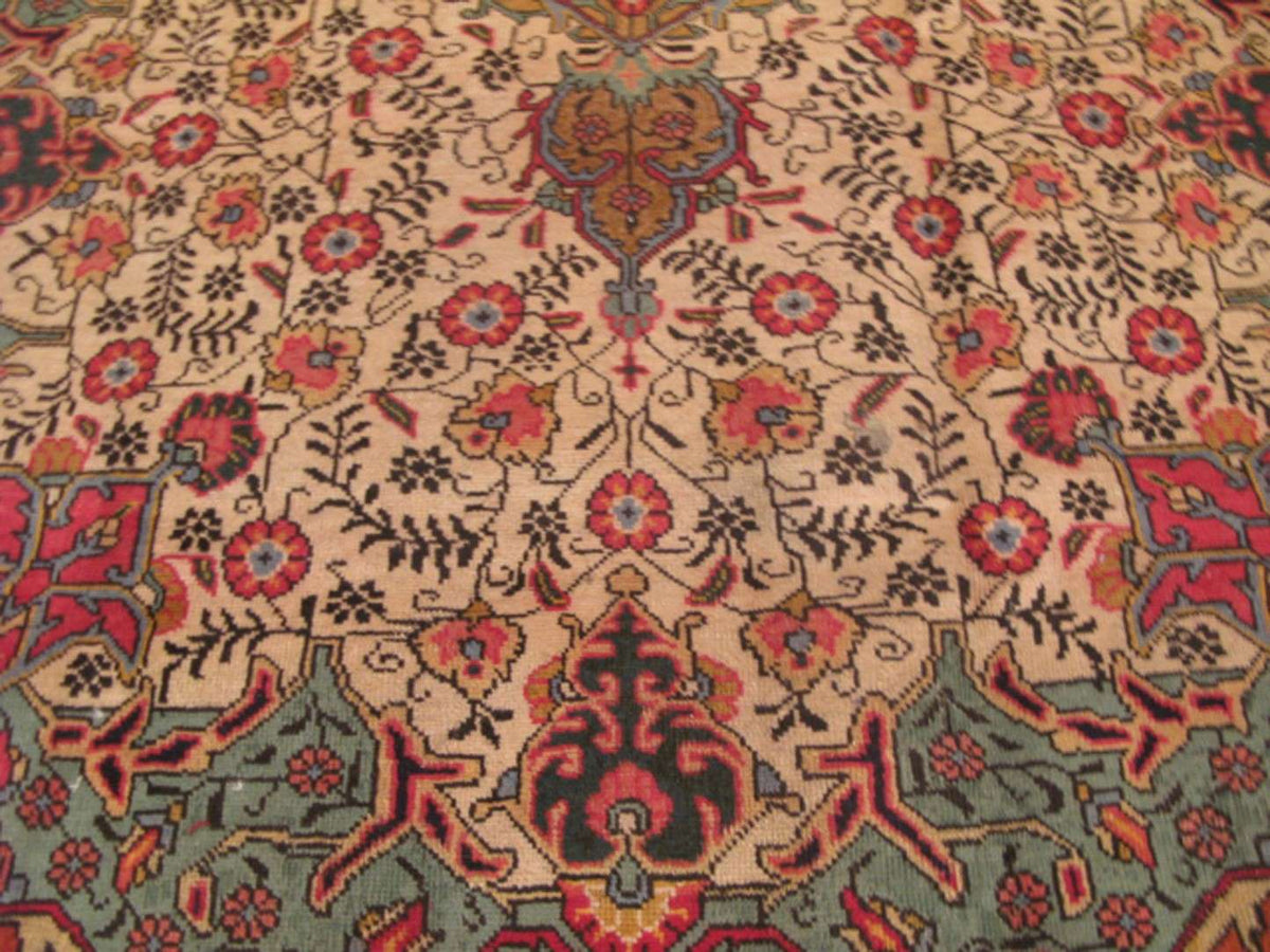 8' 0" x 11' 8" Persian Tabriz Rug image 6