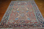 7' 3" x 10' 3" Persian Heriz Rug image 1