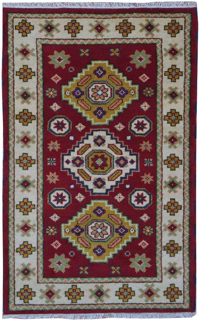3' 0" x 5' 0" India Kazak Rug image 0