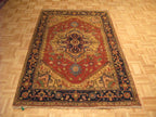 4' 0" x 6' 1" India Serapi Rug image 2