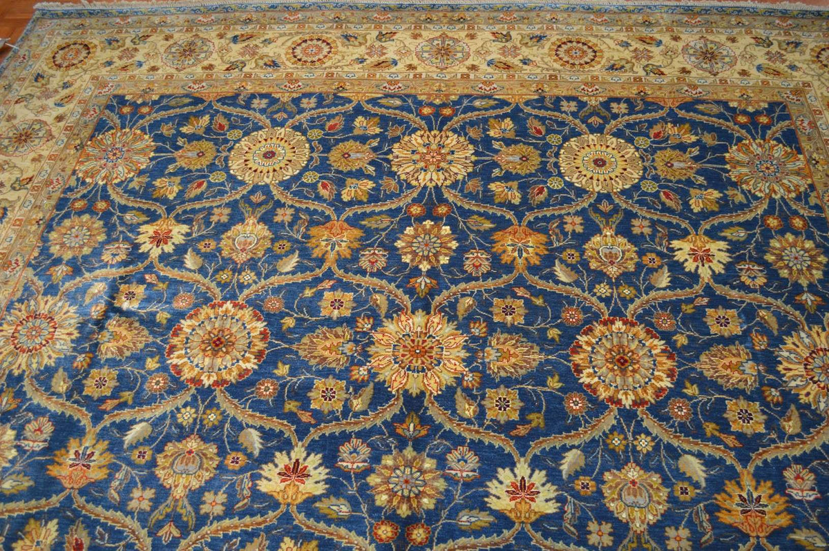 9' 1" x 12' 0" India Agra Rug image 1