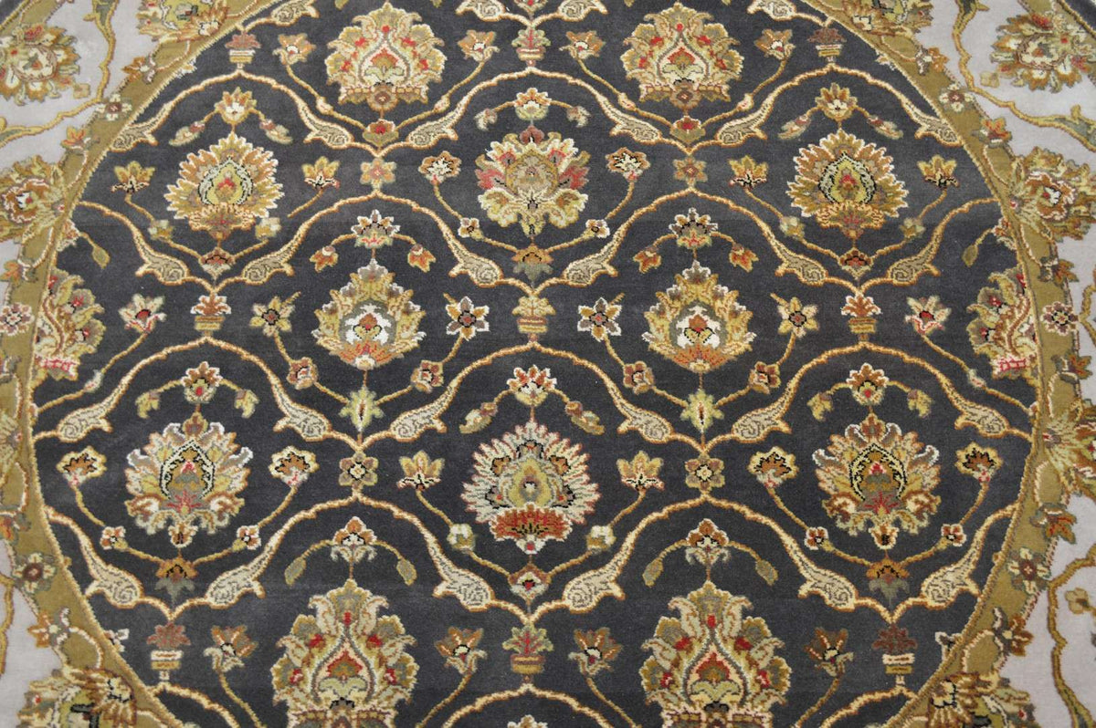 6' 3" x 6' 2" India Jaipur Round Rug image 5