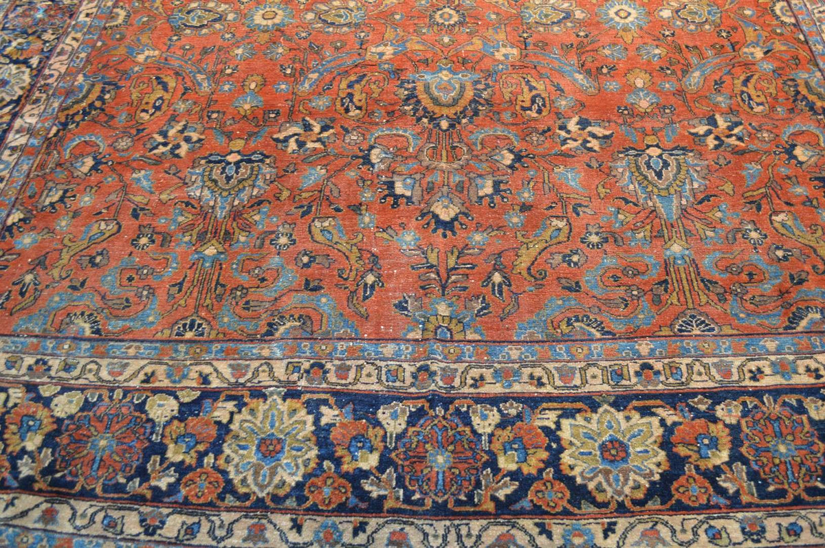 10' 5" x 17' 0" Persian Sarouk Rug image 5