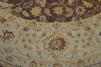 7' 9" x 8' 0" India Sultanabad Round Rug image 9