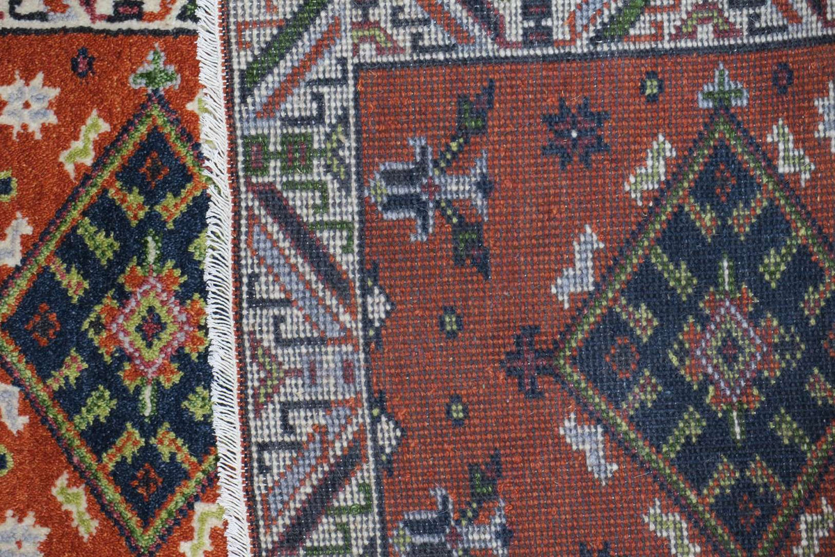 2' 0" x 6' 6" India Kazak Runner image 1