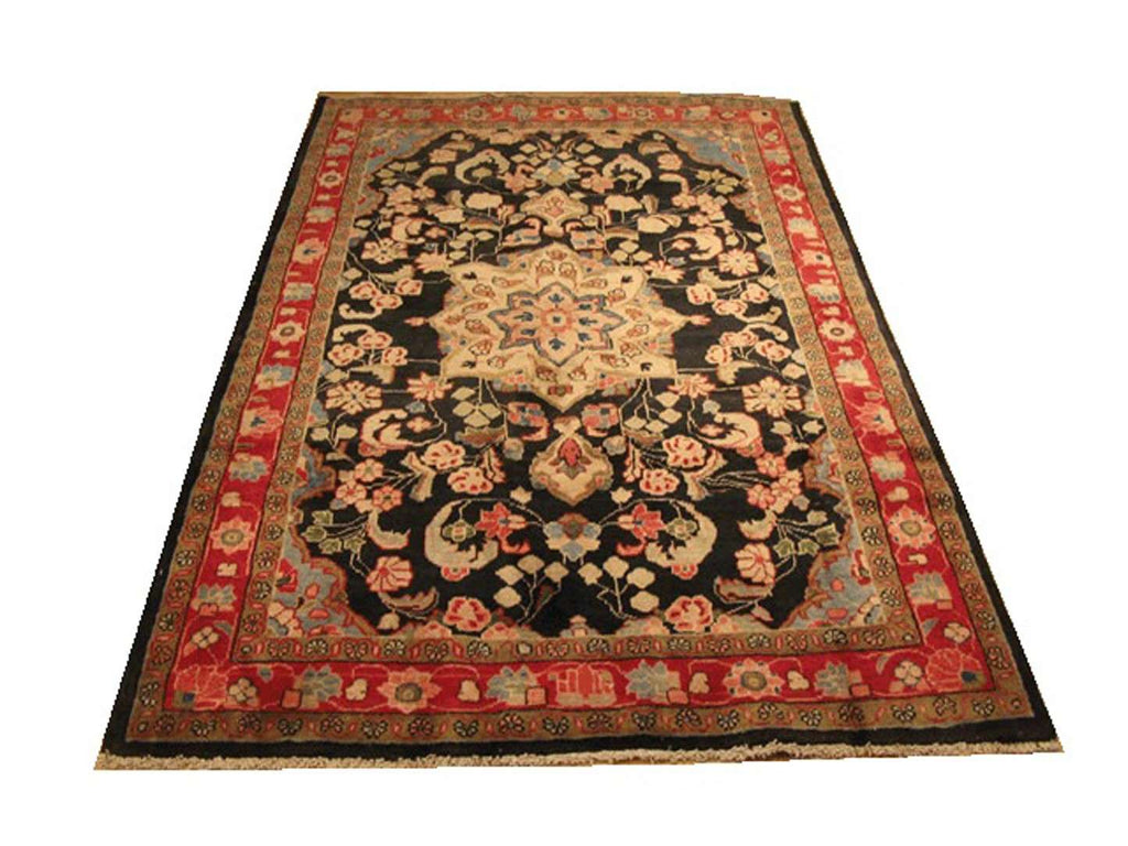 4' 9" x 7' 2" Persian Sarouk Rug image 0