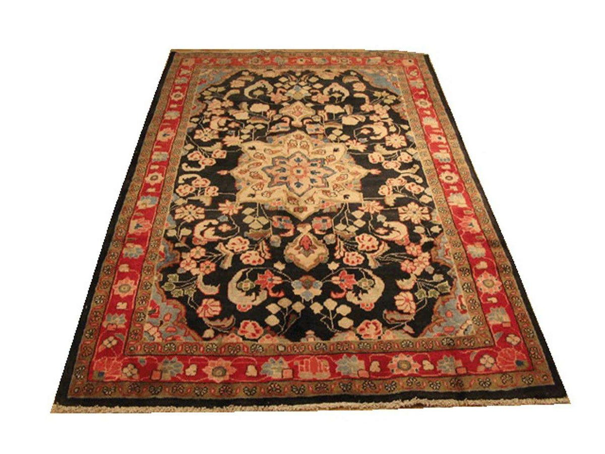4' 9" x 7' 2" Persian Sarouk Rug image 0