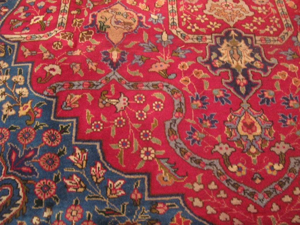 8' 0" x 11' 2" Persian Tabriz Rug image 9