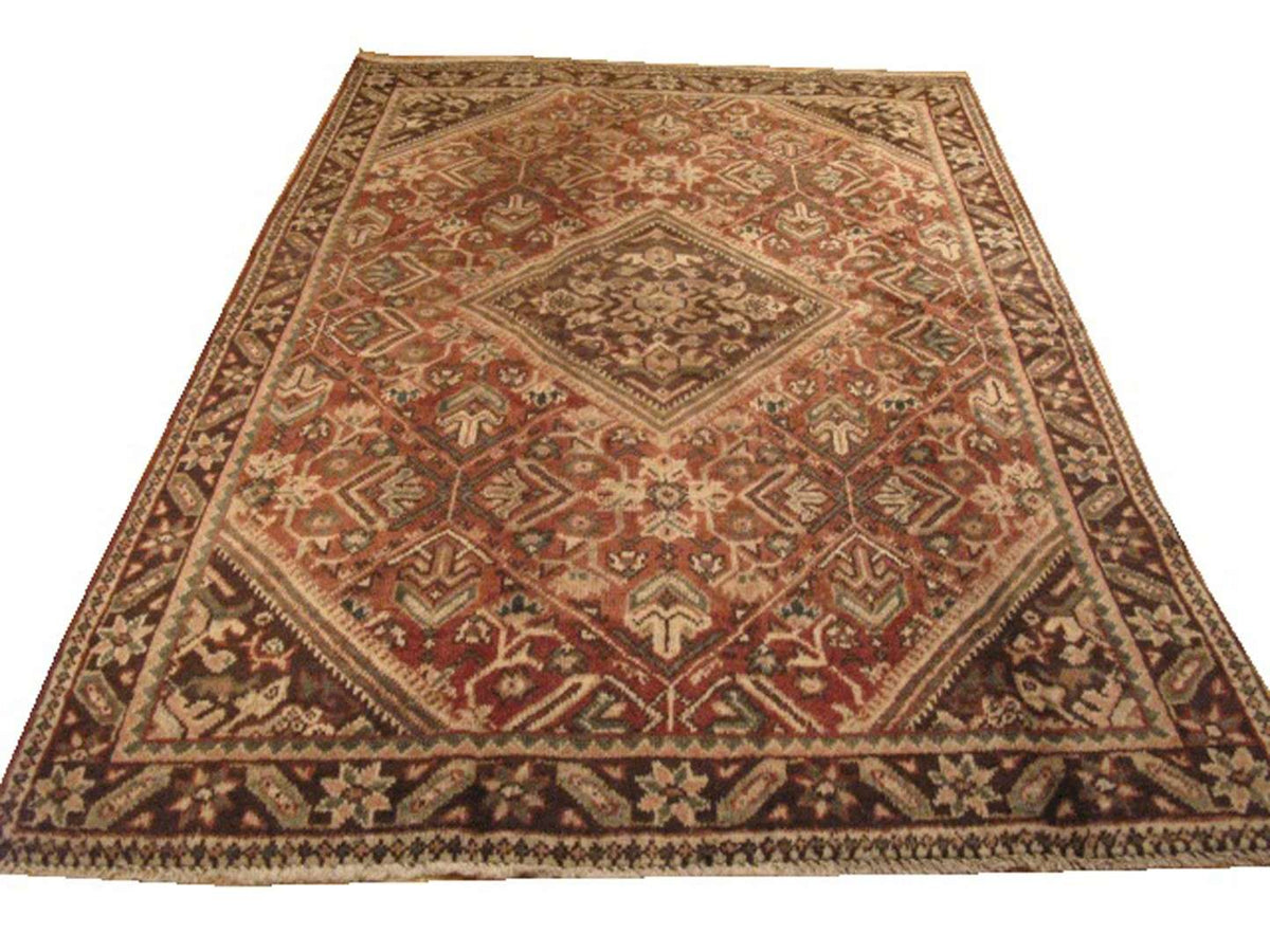 4' 3" x 6' 6" Vintage Mahal Rug image 0