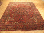 7' 9" x 11' 0" Persian Heriz Rug image 8