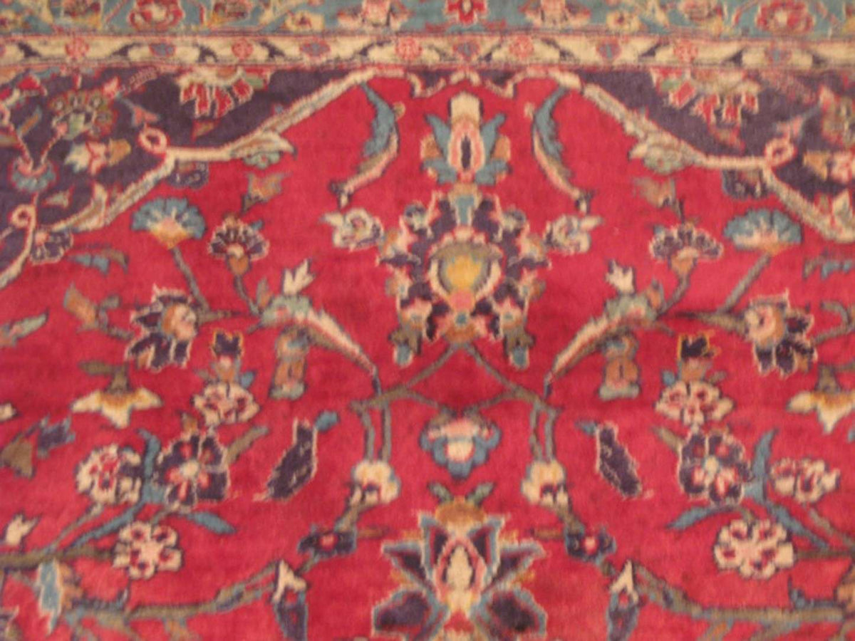 9' 1" x 14' 8" Persian Kashan Rug image 3