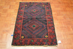 2' 9" x 4' 3" Afghanistan Belouch Rug image 1