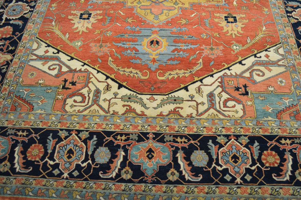 9' 0" x 12' 0" India Serapi Rug image 2