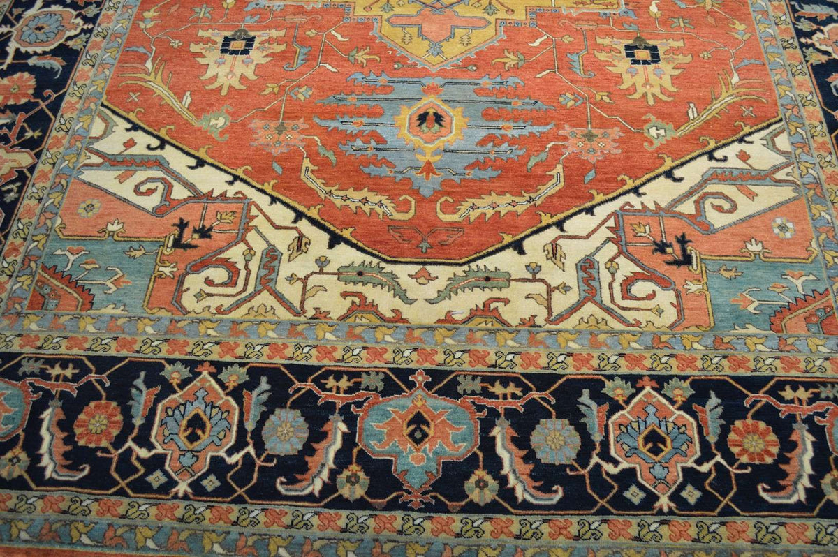 9' 0" x 12' 0" India Serapi Rug image 2