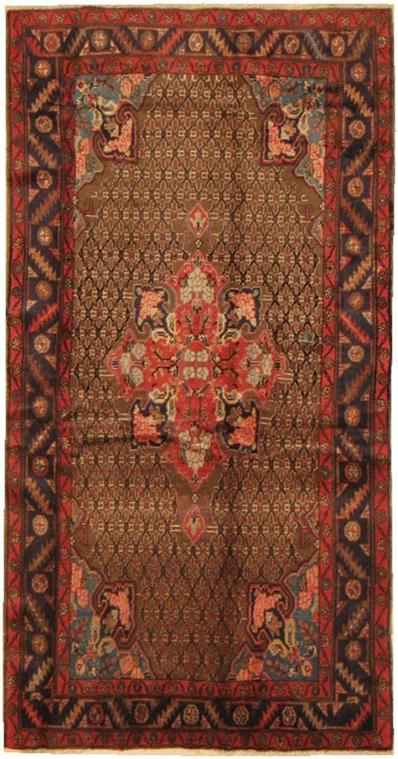 4' 2" x 7' 9" Persian Koliai Rug image 0