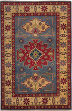 4' 2" x 6' 2" Pakistan Kazak Rug image 0