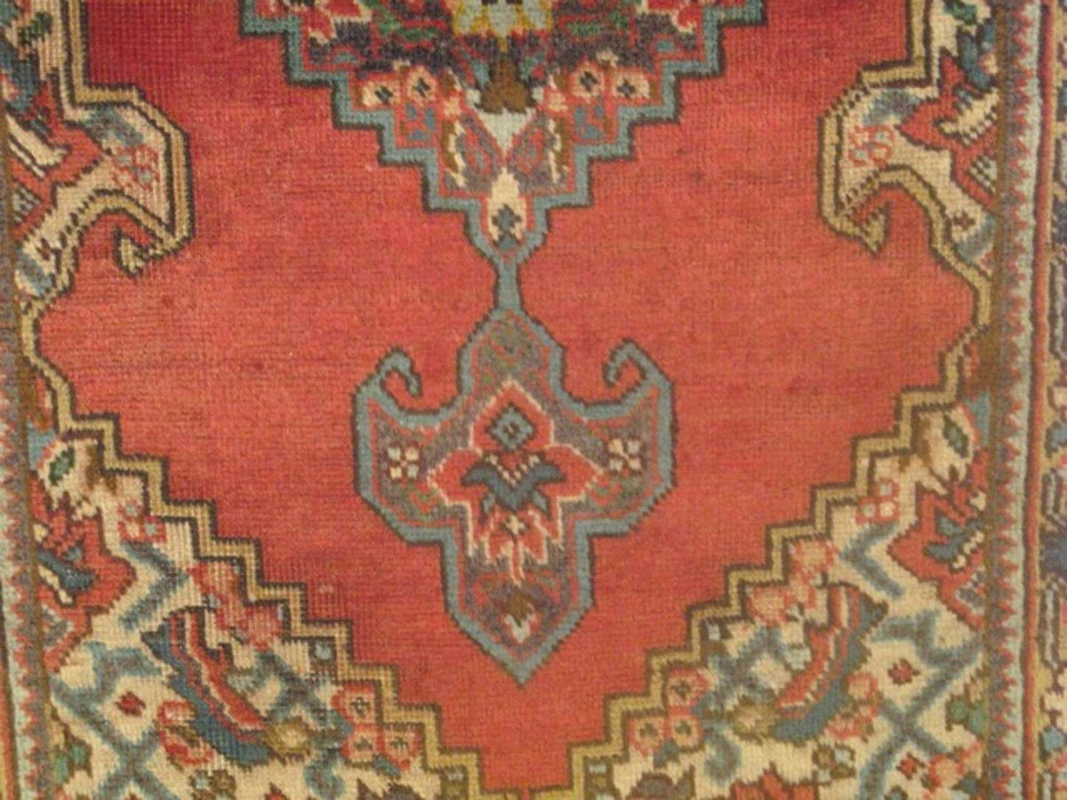 3' 4" x 12' 0" Vintage Tabriz Runner image 9