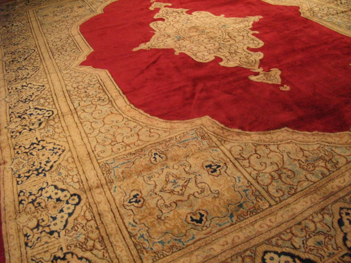 8' 5" x 12' 0" Persian Kerman Rug image 6
