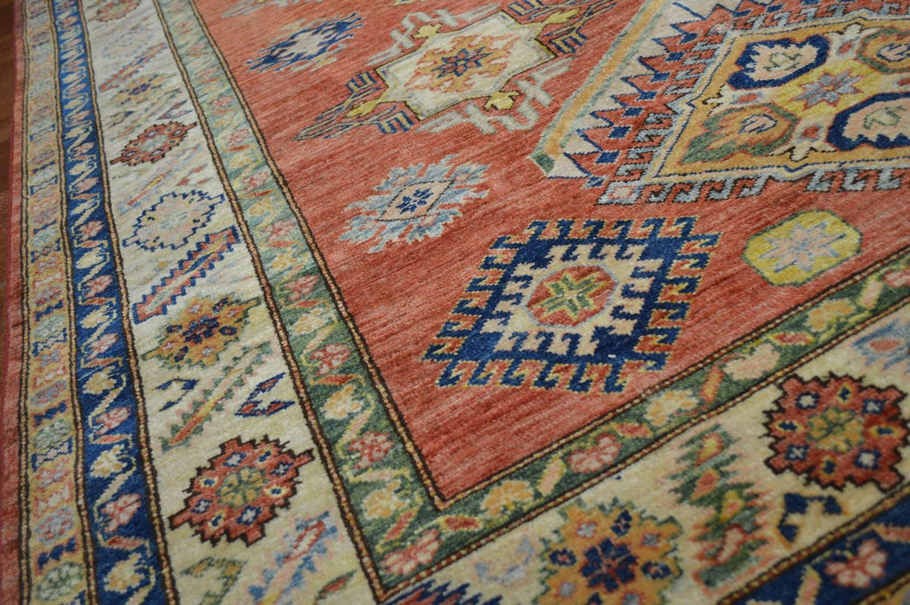 4' 8" x 6' 2" Pakistan Kazak Rug image 6