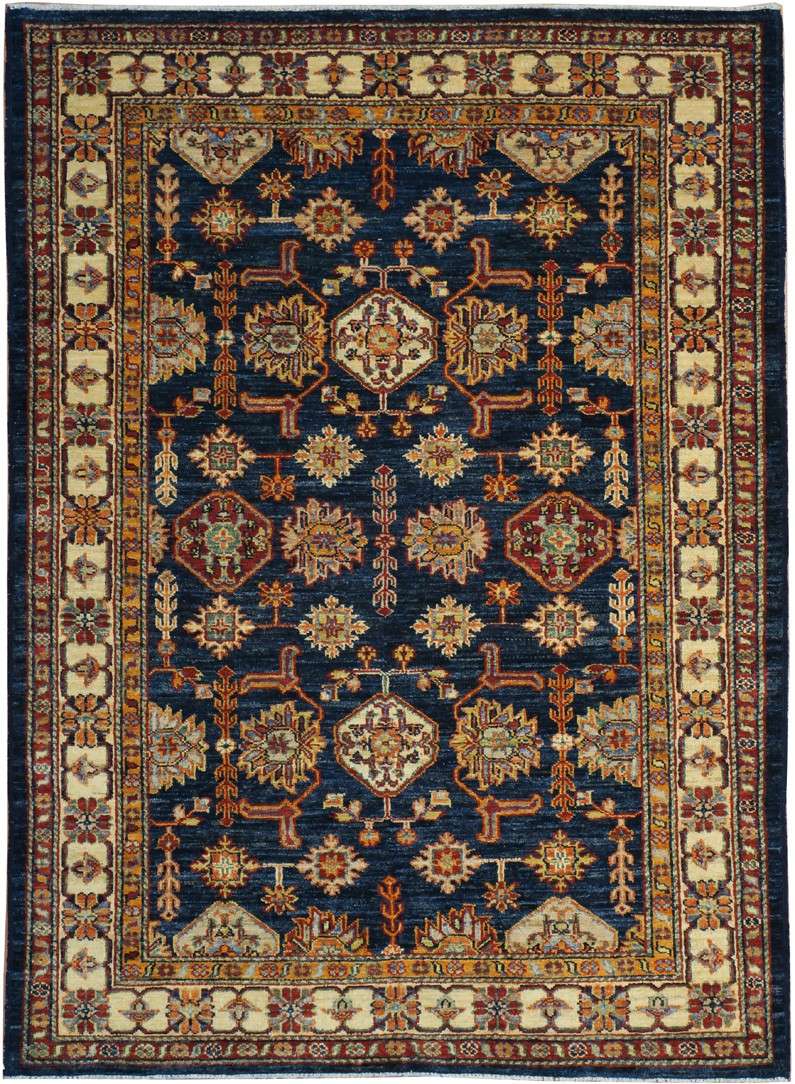 4' 2" x 5' 6" Pakistan Kazak Rug image 0