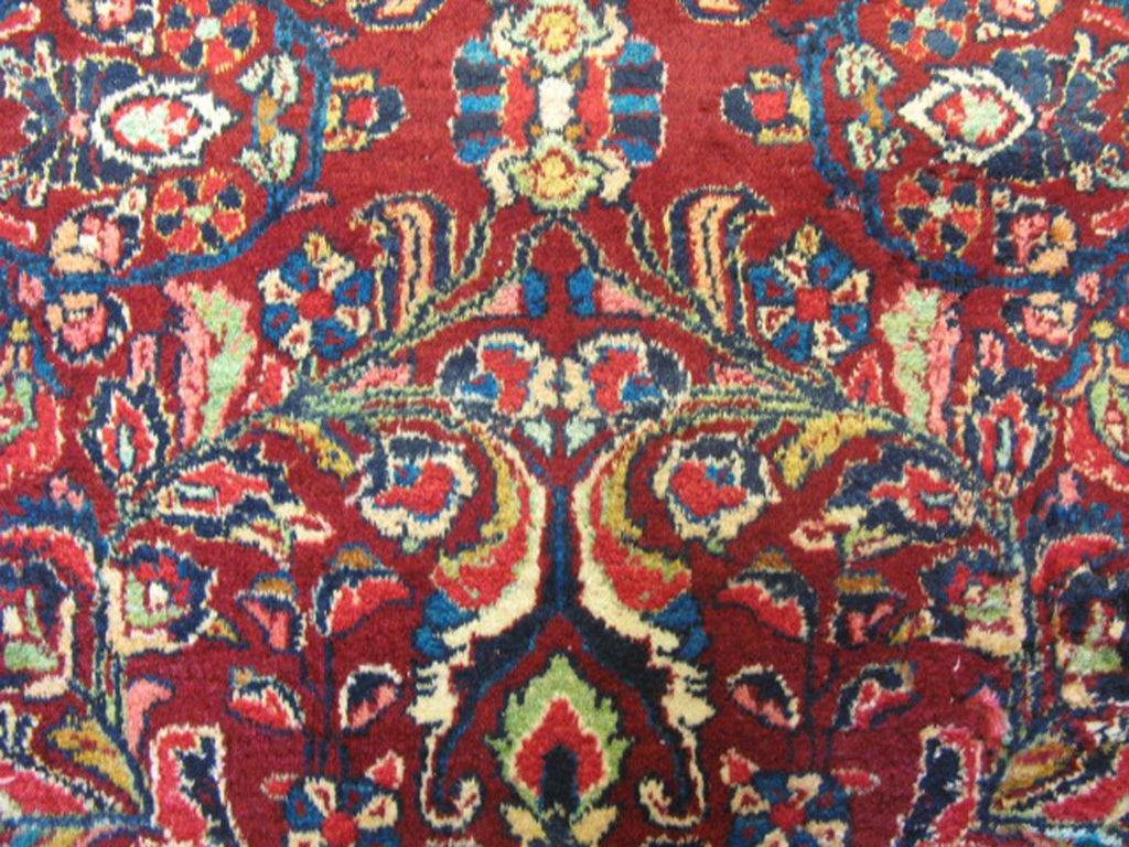 7' 5" x 10' 0" Persian Sarouk Rug image 3
