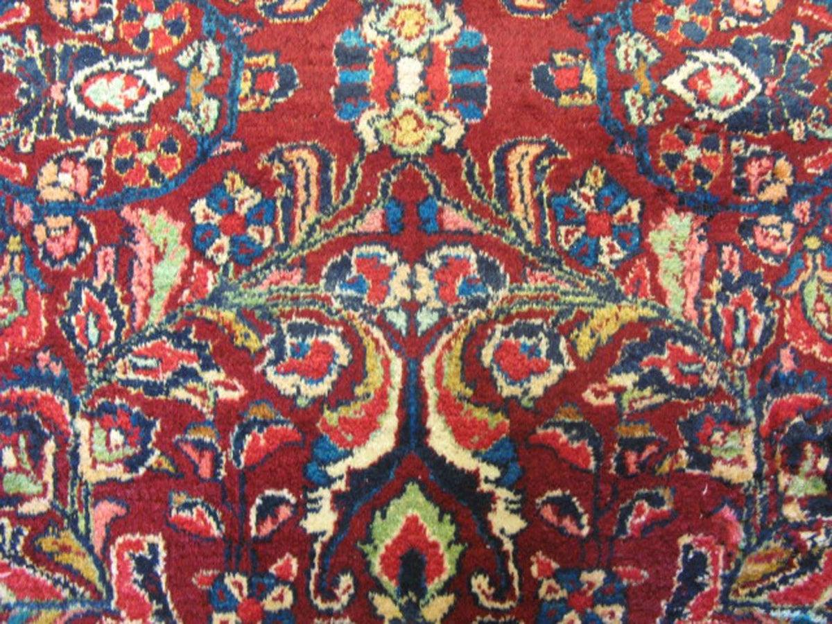 7' 5" x 10' 0" Persian Sarouk Rug image 3