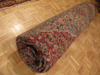 9' 2" x 11' 1" Persian Kerman Rug image 11