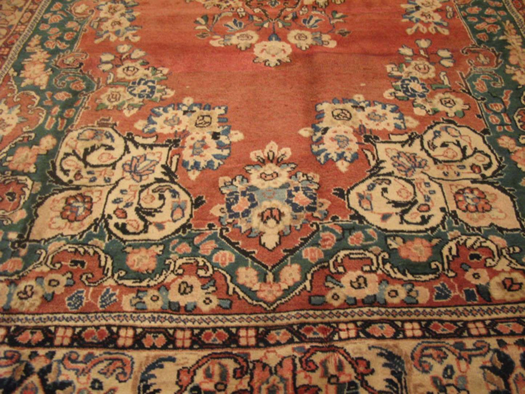 6' 1" x 10' 8" Persian Sarouk Rug image 6